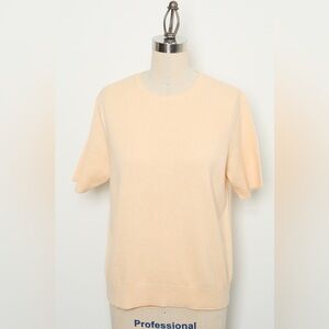 Short-sleeve 100% Cashmere T-shirt[NEW]